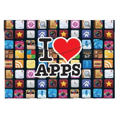 Koperta na zatrzask Panta A5 Apps